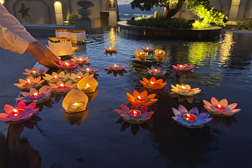 中元节|龙居山陵园一盏河灯念故人